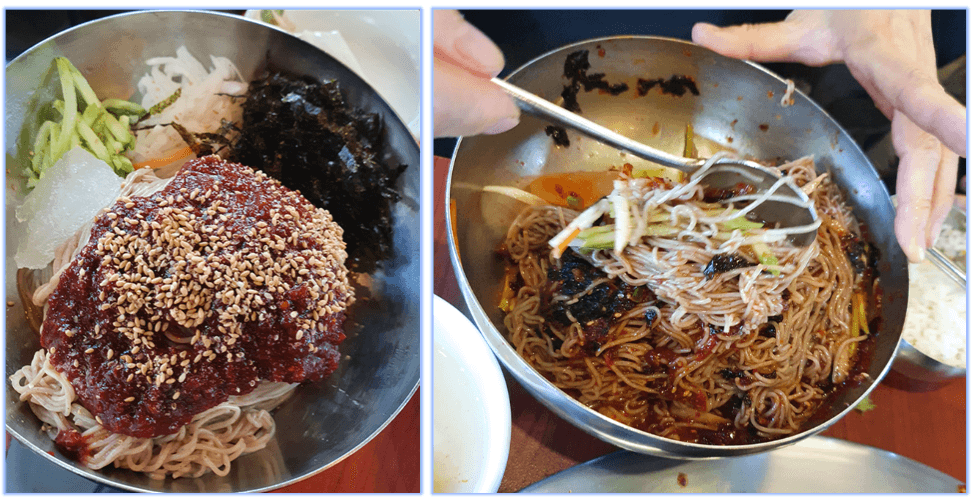 맛있는-막국수-비벼주기