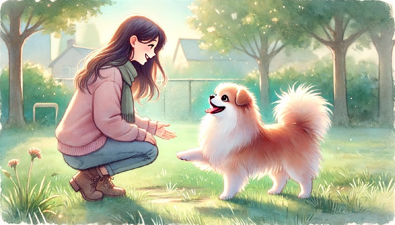 강아지의 꼬리 흔들기에 대한 이미지