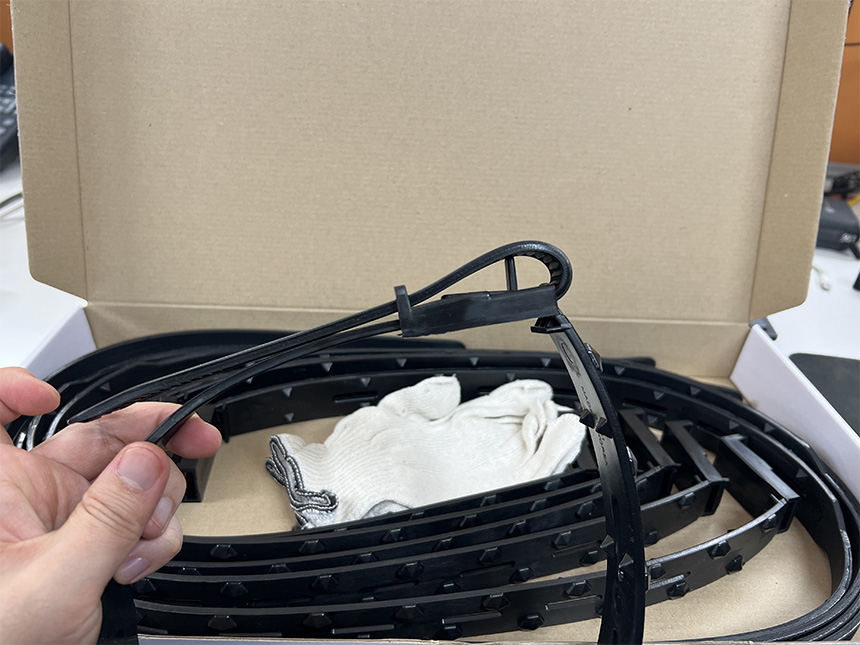 텐벨트_스노우체인_장착모습