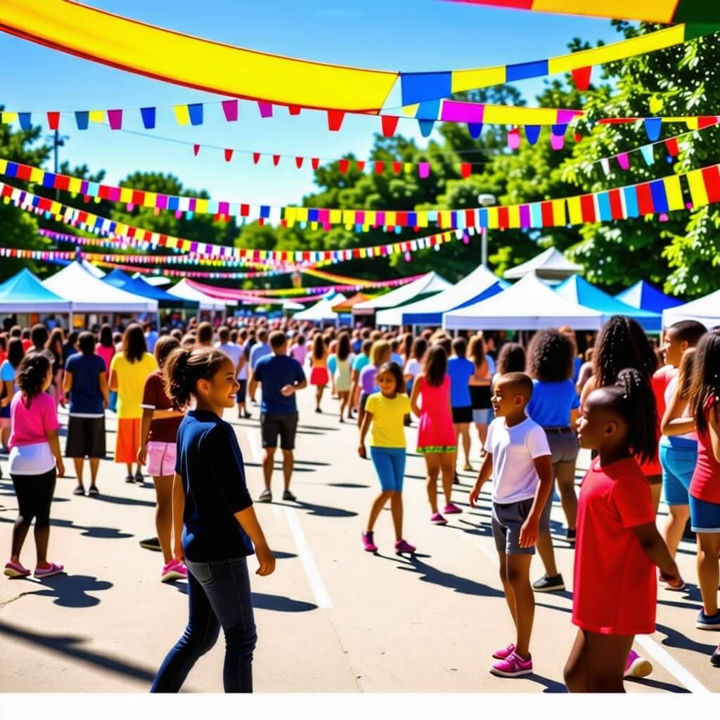 기초생활수급자가 지역 사회에서 진행되는 문화체육 행사에 참여하는 모습.