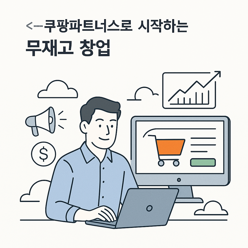 쿠팡파트너스로 시작하는 무재고 창업에 관한 이미지