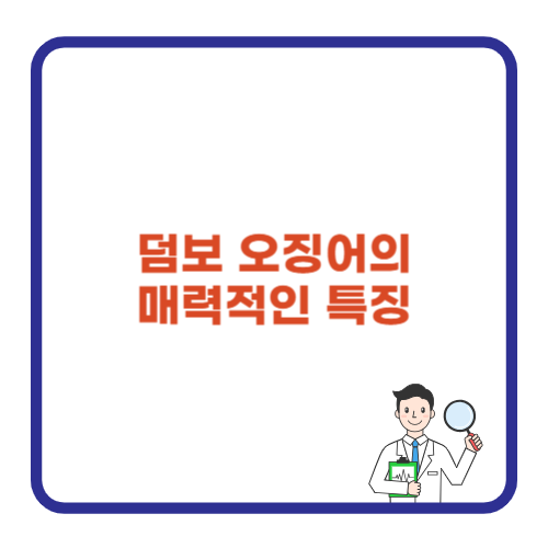 덤보 오징어의 매력적인 특징