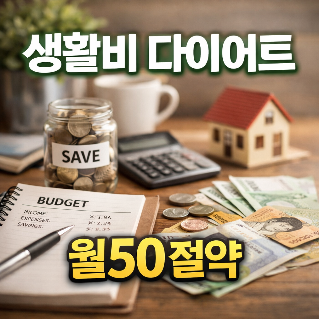 생활비 다이어트 방법 총정리 – 월 50만원 절약하는 소비 습관