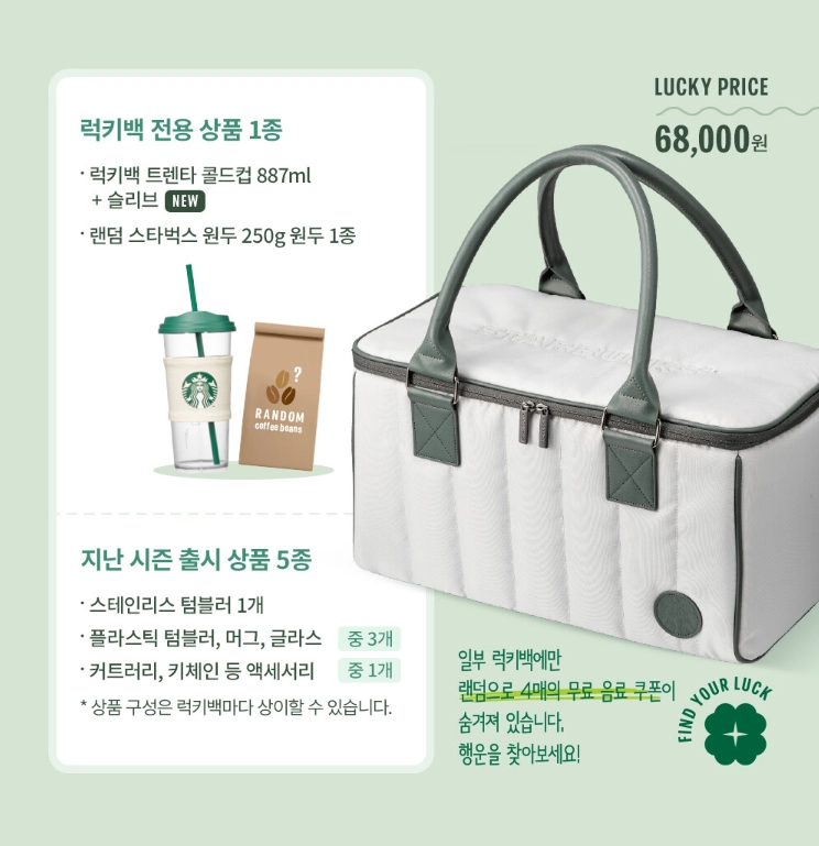 2026 스타벅스 럭키백 구매방법 총정리 (+ 출시 판매일 가격 구성 재고 언박싱)