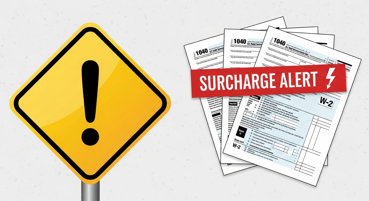 연말정산 잘못된 공제로 인한 가산세 발생 주의사항 시각화