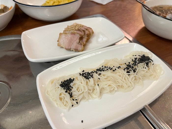 맛보기 항아리바베큐, 소면