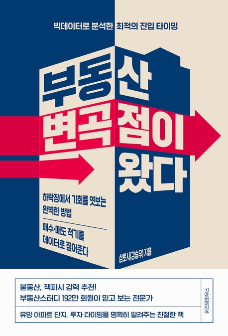 삼토시(강승우) 저자의 책 '부동산 변곡점이 왔다' 책 표지 이미지입니다.
