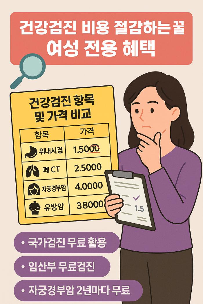 건강검진 비용 절감하는 꿀팁