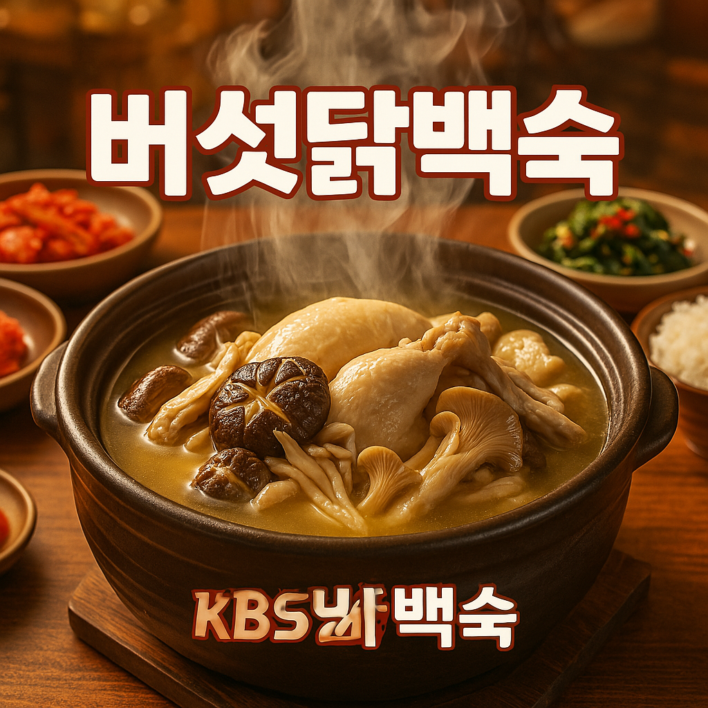 6시내고향 생거진천전통시장 버섯닭백숙 썸네일