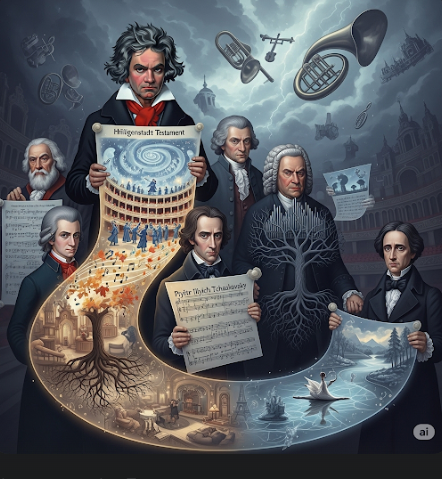 작곡가들의 유언 관련 그림