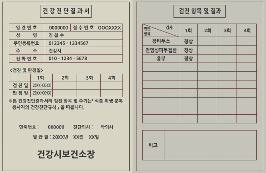 보건증