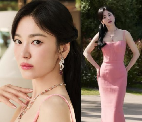 송혜교, 스페인 마르베야를 뒤흔든 '인형 비주얼'! 역시 클라스는 영원합니다!