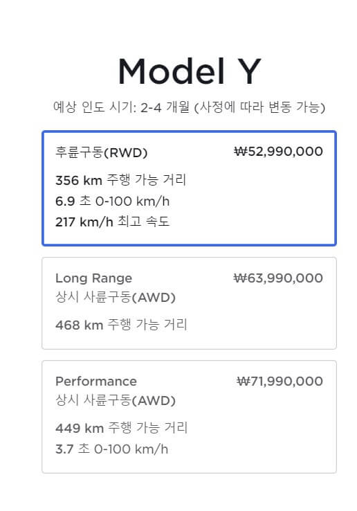 테슬라 모델y