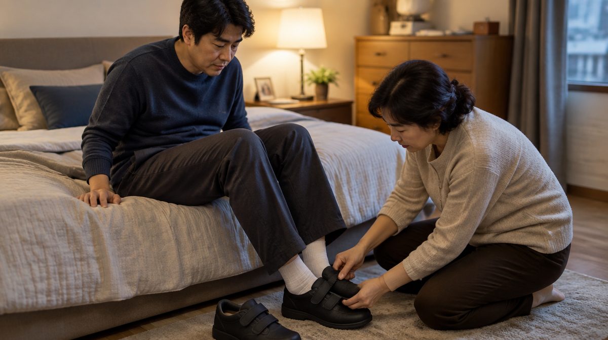 옷을 이렇게 골라 두었습니다 - 뇌출혈 뒤 오른쪽이 안 움직일 때, 혼자 옷 입기까지의 기록