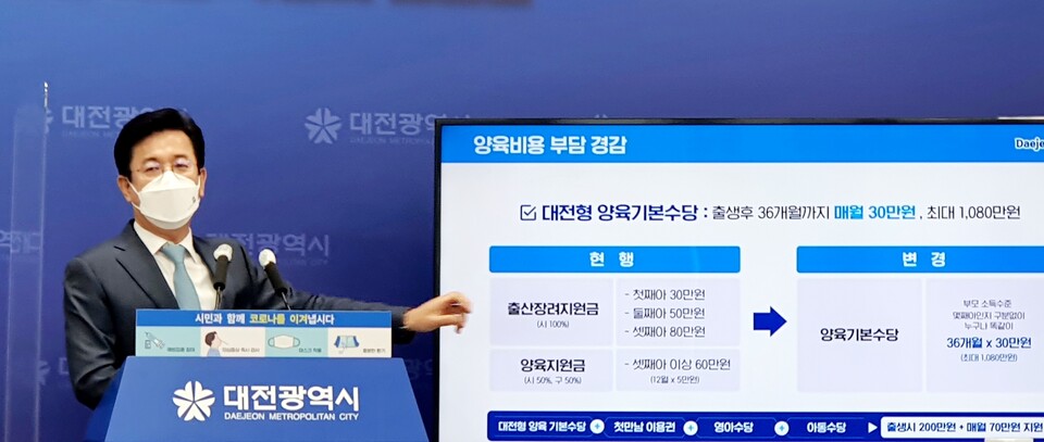 대전형 양육기본수당 모든정보 알아보기