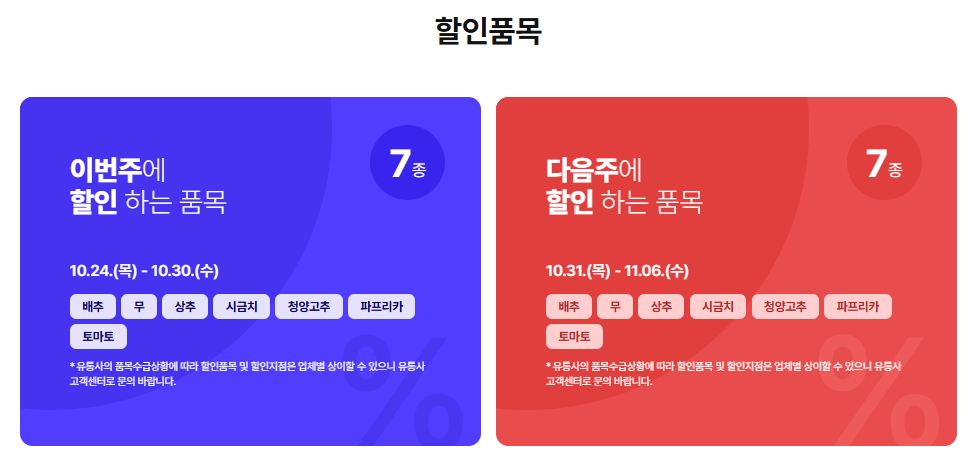 할인품목