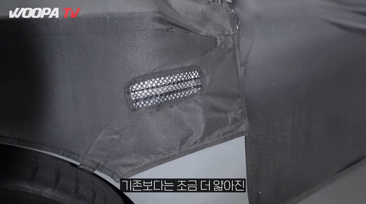 제네시스 'G80 페이스리프트' 위장막 테스트카