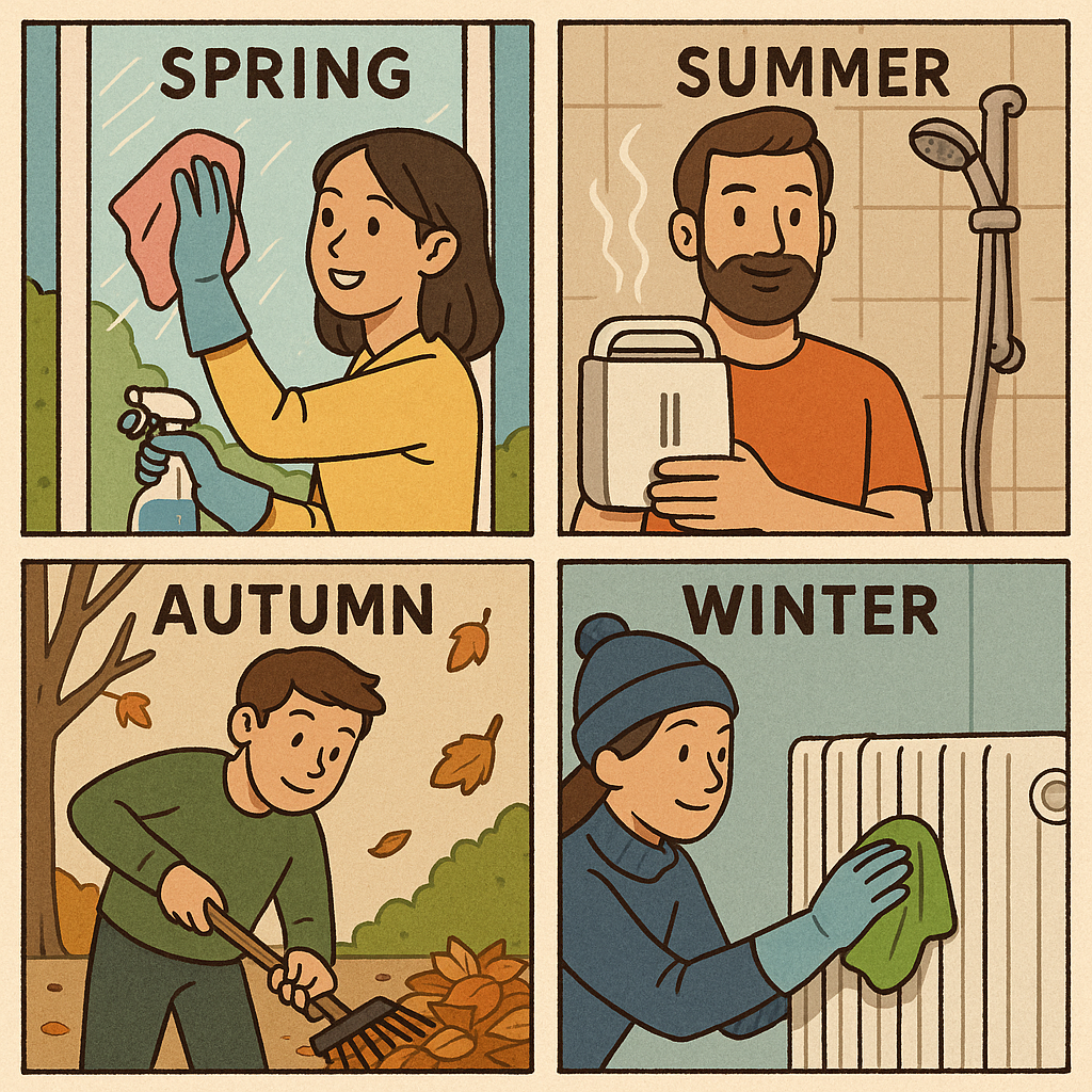 계절별 집안청소 포인트, 이럴 때 꼭 챙겨보세요!