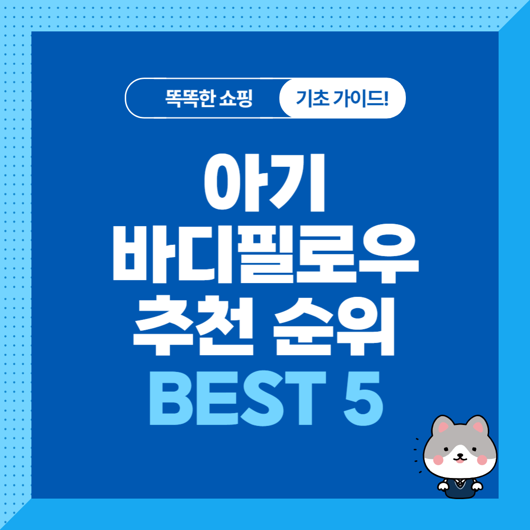 아기 바디필로우 추천 순위 비교