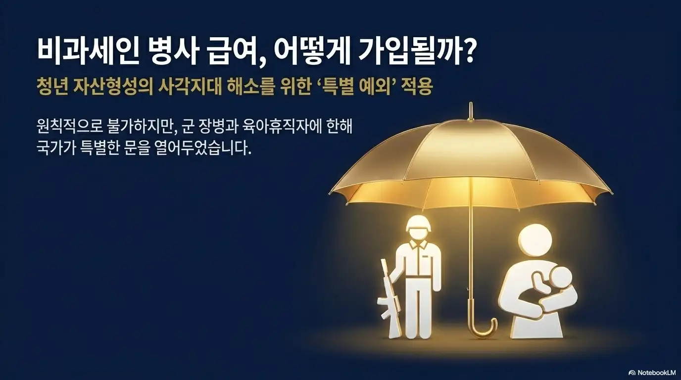청년미래적금 가입조건 군인 의무복무 병사 가입조건
