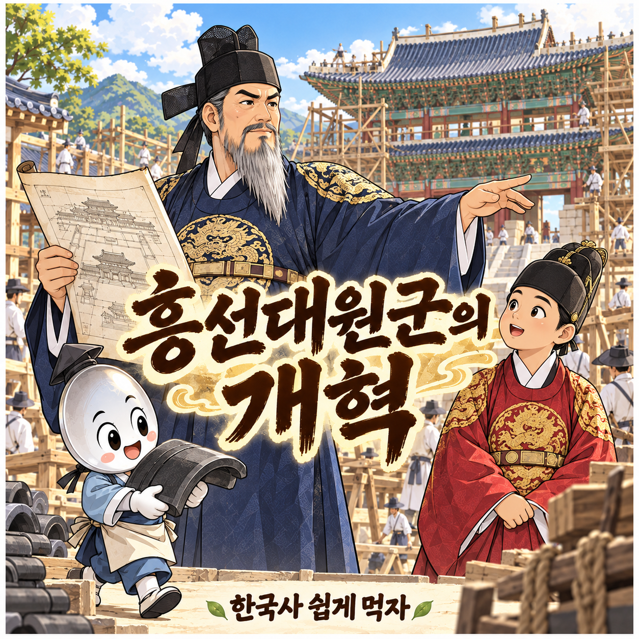 흥선대원군의 개혁을 표현한 대표 썸네일