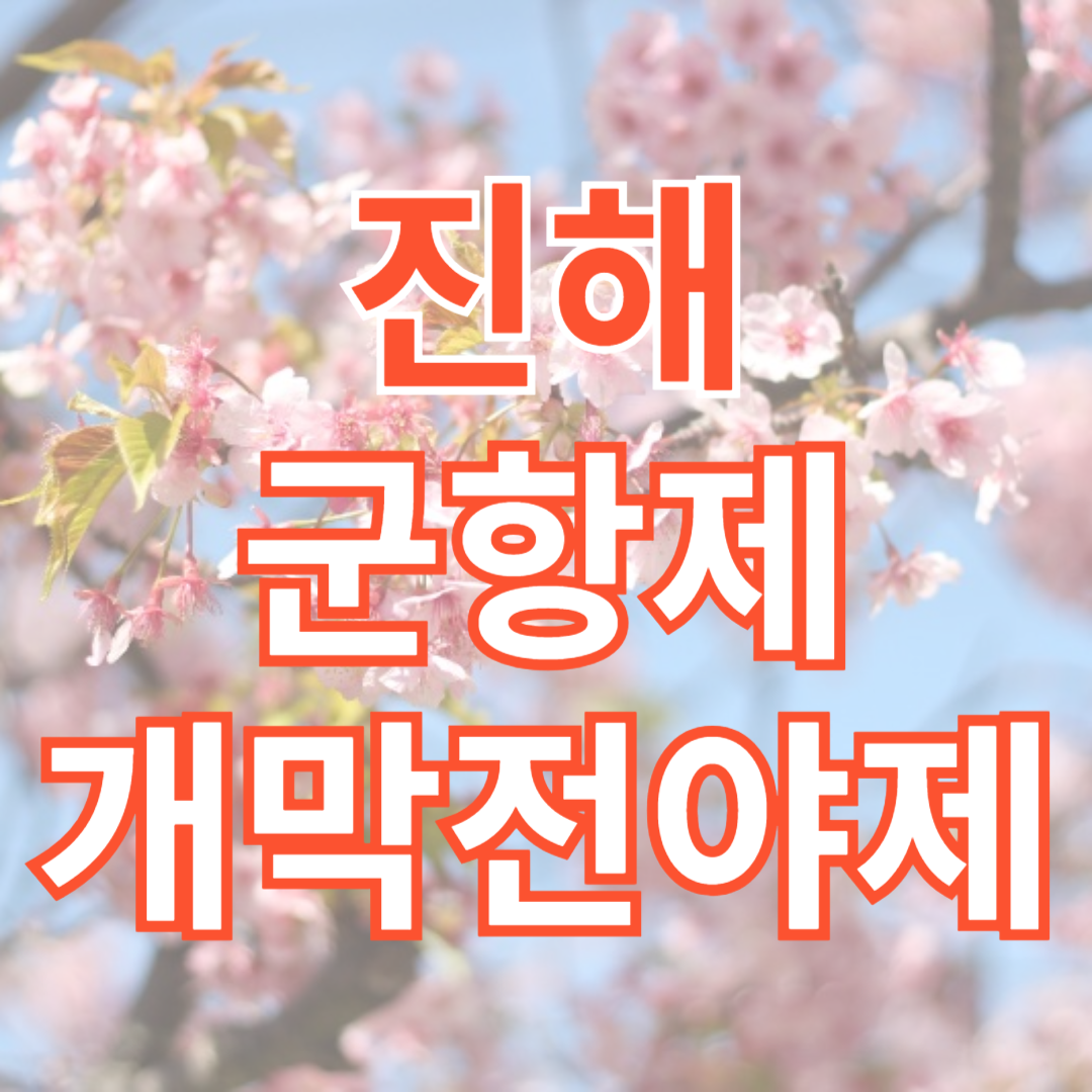 진해군항제 개막전야제