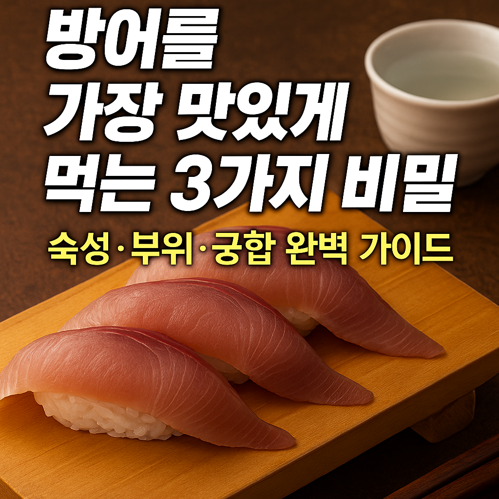 방어를 가장 맛있게 먹는 3가지 비밀