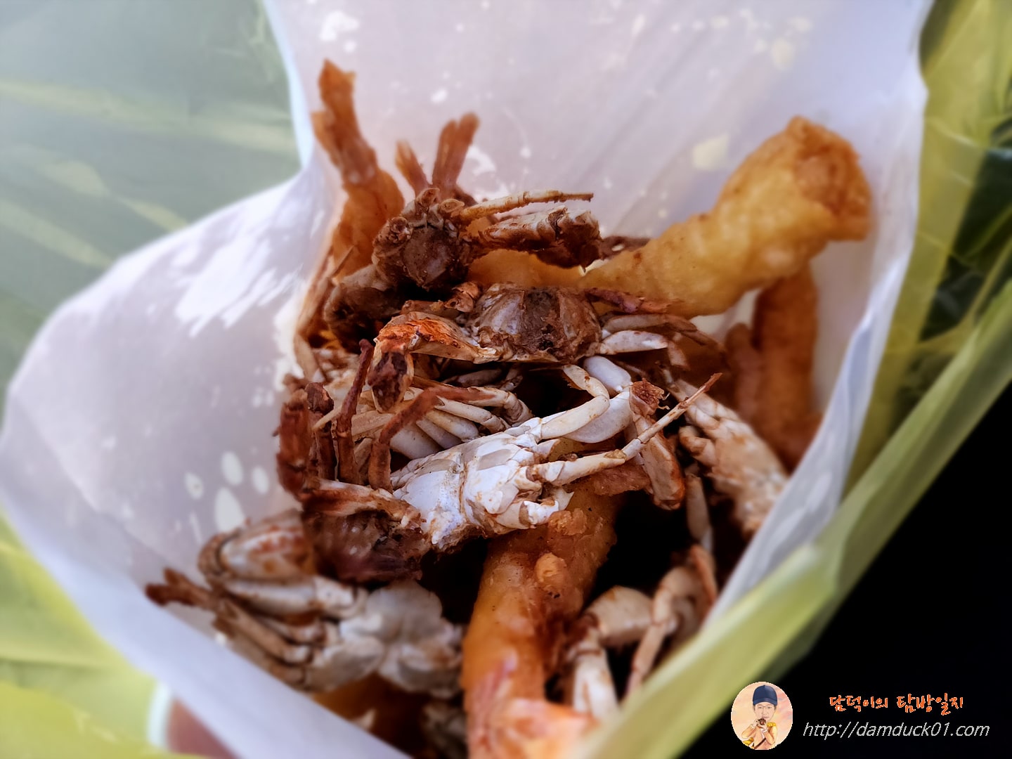 게 튀김은 서비스