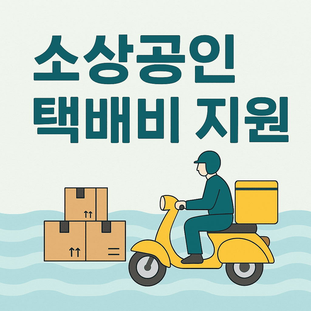 소상공인 배달&middot;택배비 지원 신청 방법