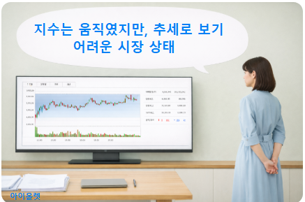 변동은 있지만 방향이 정리되지 않은 구간