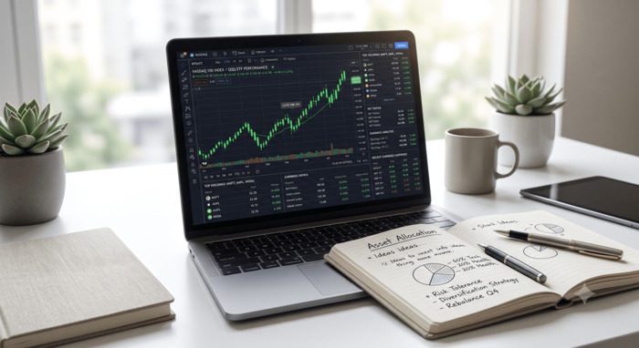 QQQ 투자 나스닥 100 수익률 분석 화면