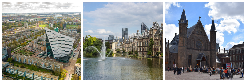 헤이그 풍경 사진 3개