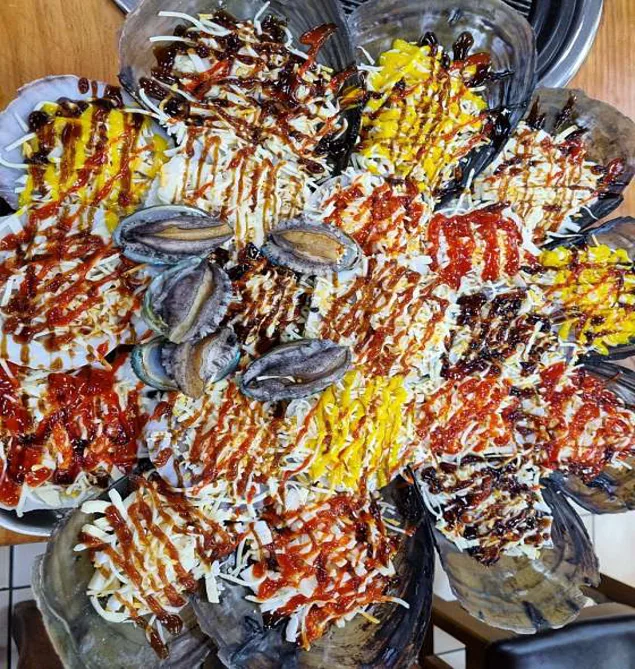 진주빛조개구이