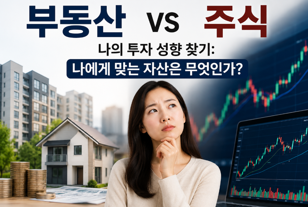 부동산 vs 주식 (초기자본, 변동성, 포트폴리오)
