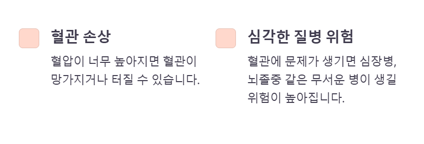 혈관손상-혈관-심장병-뇌졸중-고혈압 수치-고혈압분류-전단계