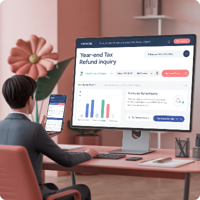 연말정산 환급금 조회 이미지