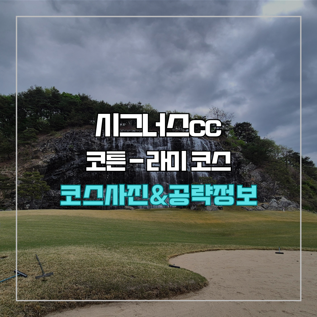 시그너스cc 코튼-라미 코스 사진 및 공략 정보