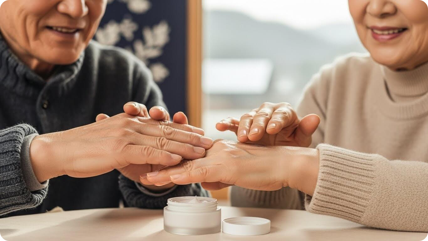 시니어를 위한 겨울철 피부·보습 관리 : 코시팅(KST)