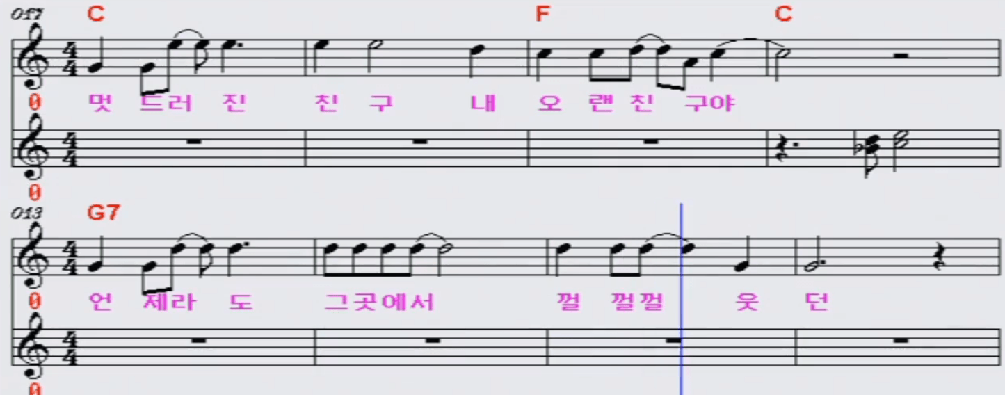 임영웅(이연실) 목로주점 악보