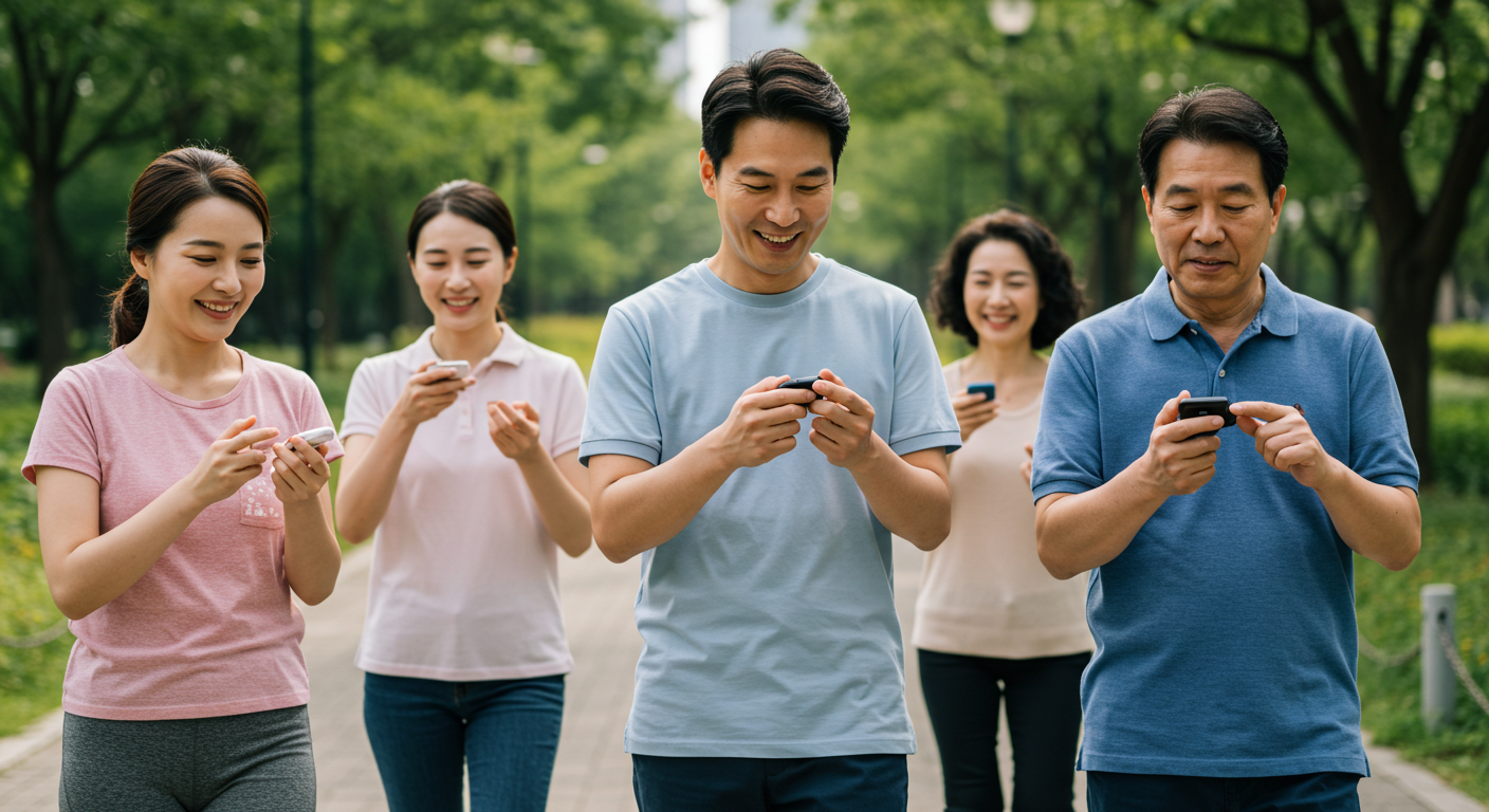 당뇨병 관리에 성공한 사람들의 모습