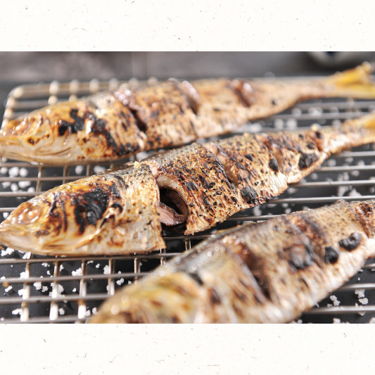 가을 전어 구이 요리