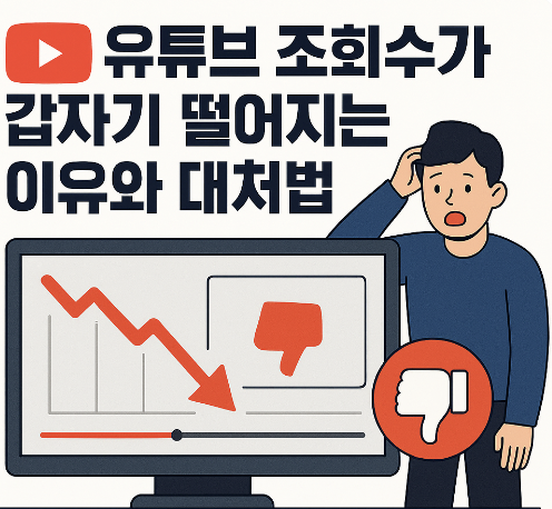 유튜브 조회수가 갑자기 떨어지는 이유