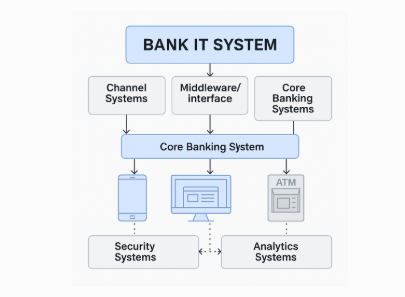 은행 IT 시스템의 구성