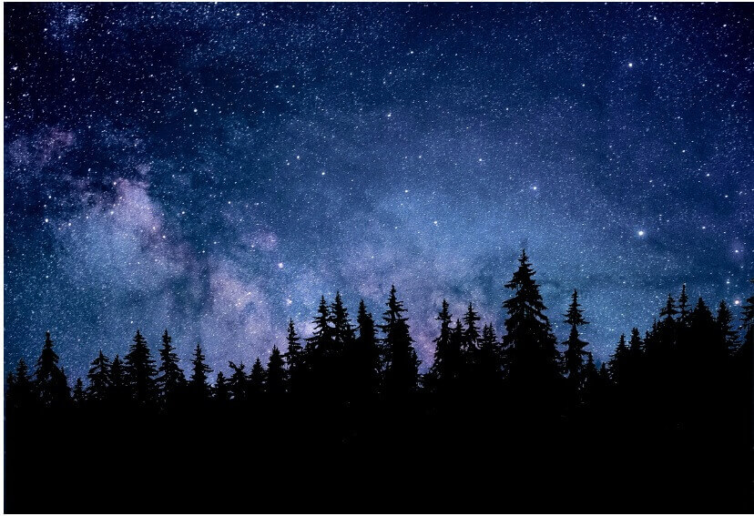 수많은 별들이 모여있는 밤하늘