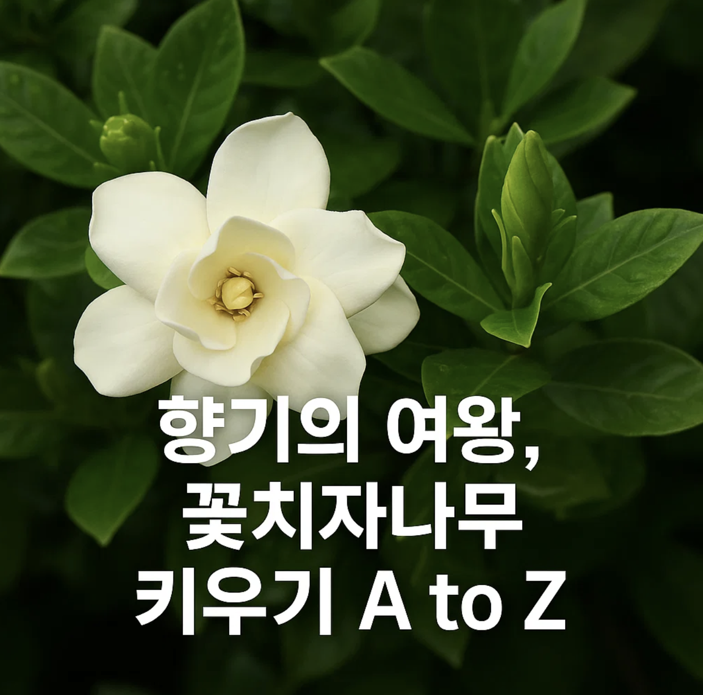 향기의 여왕, 꽃치자나무 키우기 A to Z