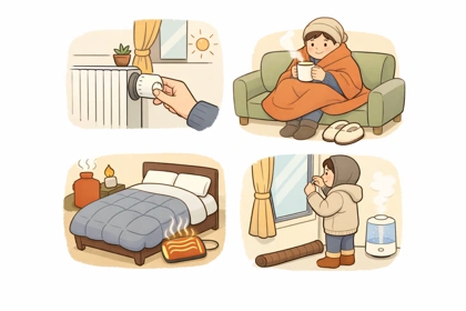 아파트 난방비 절약방법 실내 온도 관리 예시1