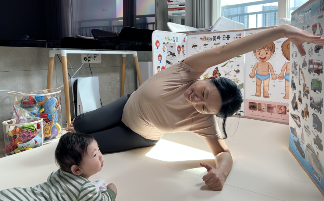 출산 후 허리통증 개선을 위한 필라테스 동작