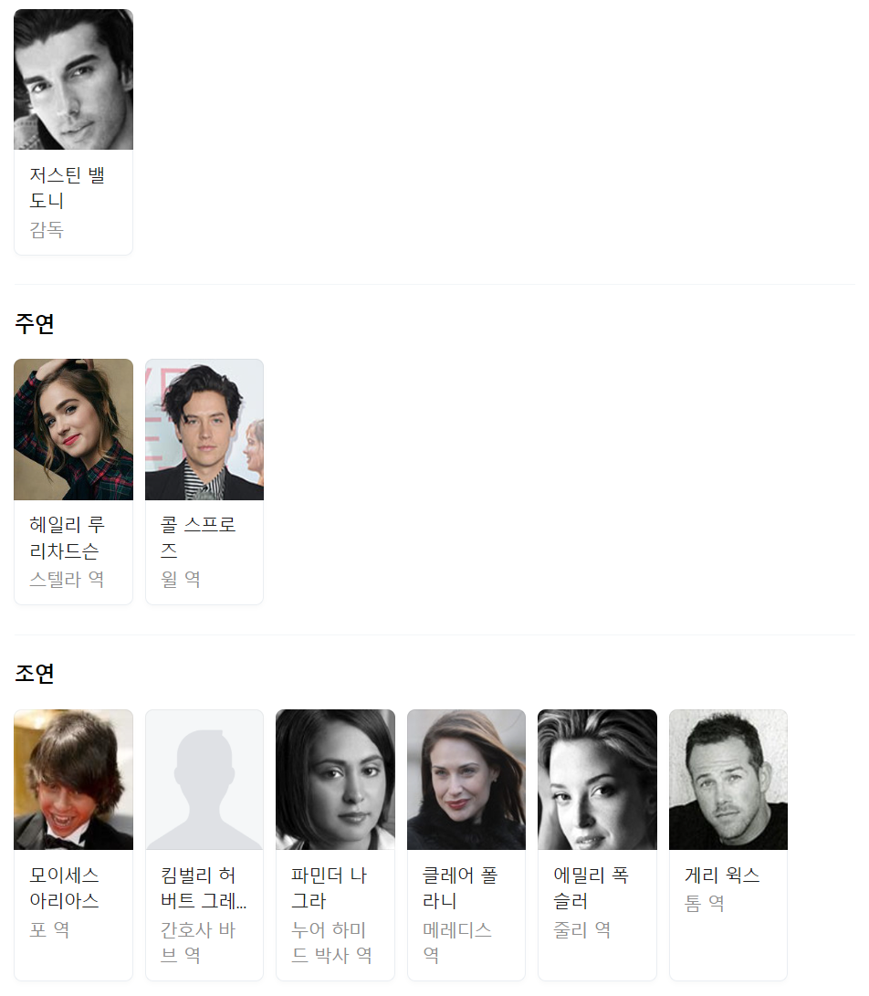 파이브 피트 감독과 출연진