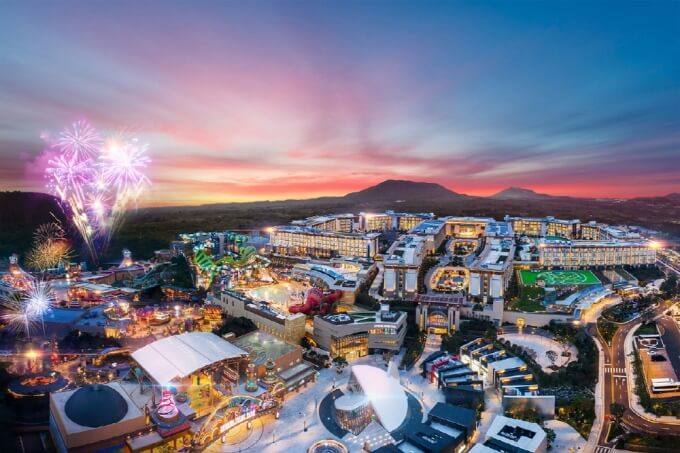 제주 신화 월드 야경