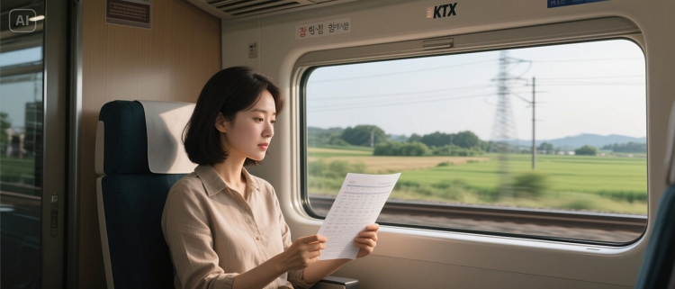 노선별 주요 정차역 및 소요시간 비교